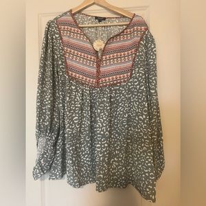 ODDy detail blouse, NWT, 1XL